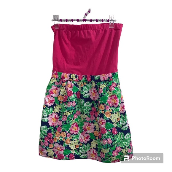 Lilly Pulitzer Esmeralda Strapless Dress - Picture 4 of 10